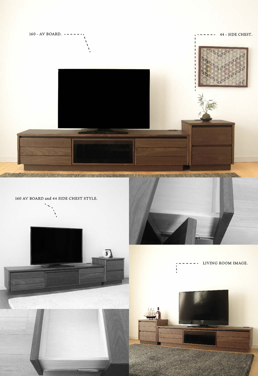 国産 日本製 テレビ台 おしゃれ 天然木 木製 160 完成品 テレビ