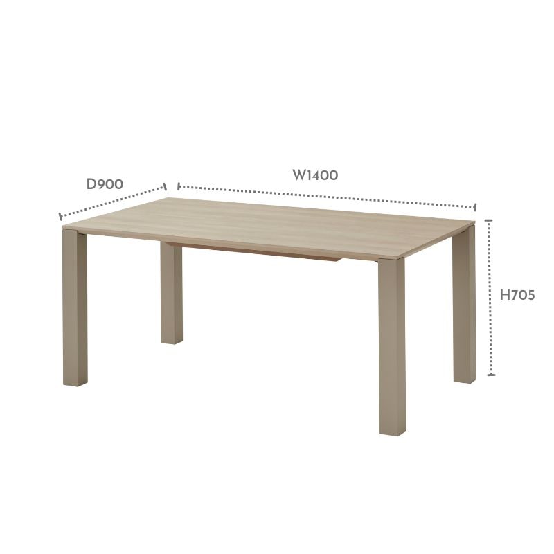 FOGGY(大川家具) 140ダイニングテーブル FOGGY】ダイニングテーブル【140cm】 | 店舗,株式会社河口家具製作所