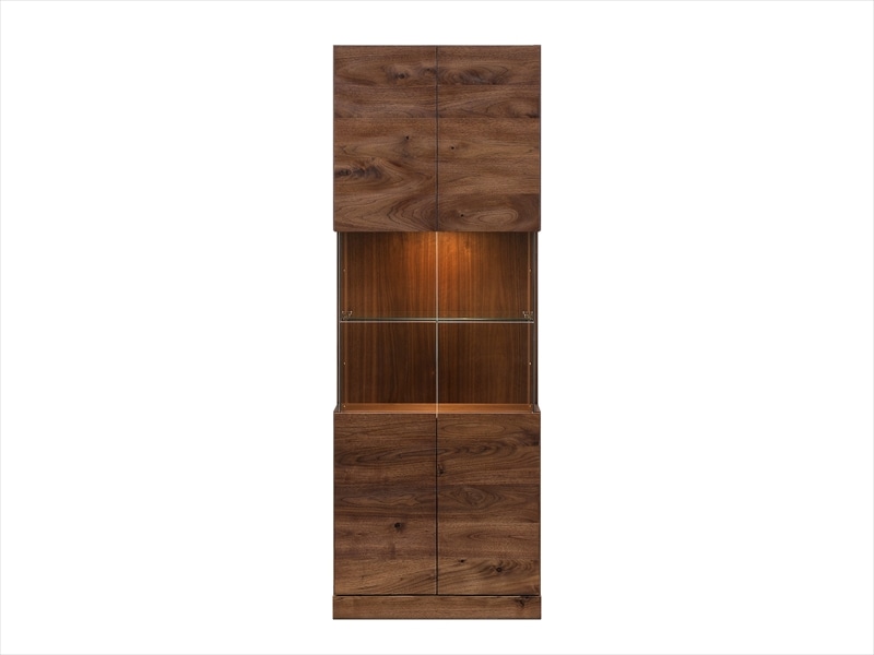 【11月まで】旭川家具 川田木工 木製ディスプレイキャビネット 国産デザイナーズ家具 HM ディスプレイキャビネット【丸庄】 | 店舗