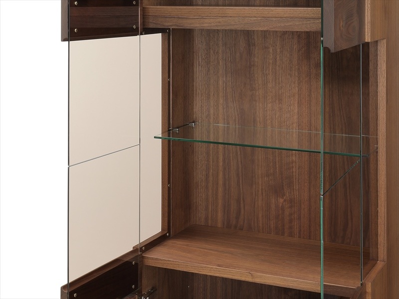 【11月まで】旭川家具 川田木工 木製ディスプレイキャビネット 国産デザイナーズ家具 HM ディスプレイキャビネット【丸庄】 | 店舗