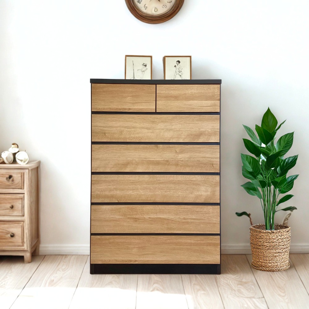 展示品 高野木工 レッチェ 4段 オーク材 無垢材 チェスト 整理箪笥 展示品