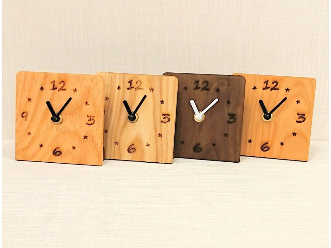 置き時計 モクロック 木の時計 | 店舗,有限会社 貞苅産業 | 大川市公式