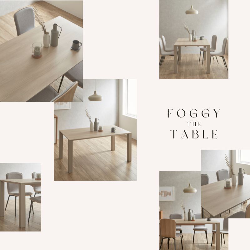 【最終値下げ】河口家具製作所 FOGGY フォギー ダイニングテーブル FOGGY】ダイニングテーブル【140～200cm】 – 河口家具製作所