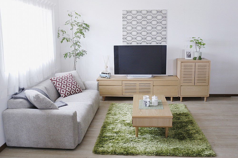 送料無料】 幅165cm テレビ台 テレビボード ローボード 完成品 収納