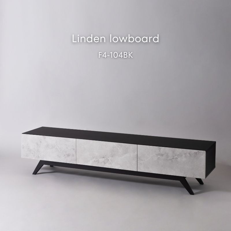 F4-104】テレビボード【ナチュラル・ブラック】 | 店舗,株式会社