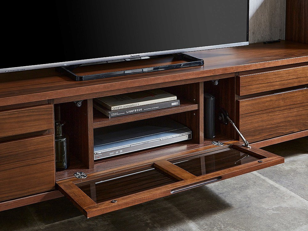 送料無料／ 200cm幅 テレビ台 テレビボード ローボード 完成品 収納