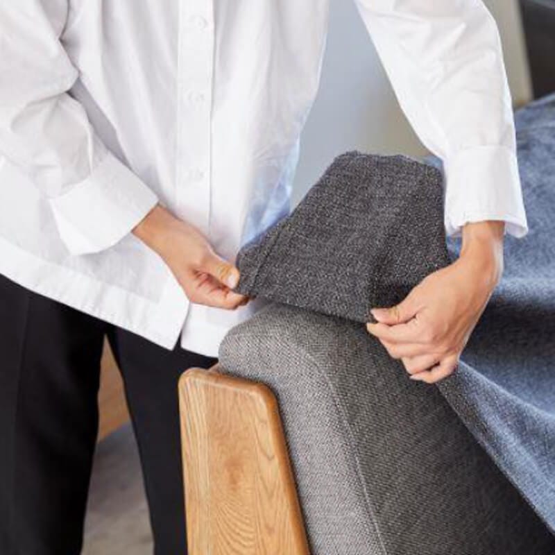 【大川家具】掛けカバー 200cm幅 リトモ 全2種類 [モーブル] 変形しやすい金属脚のソファベッド専用掛けるだけの汚れ防止カバー