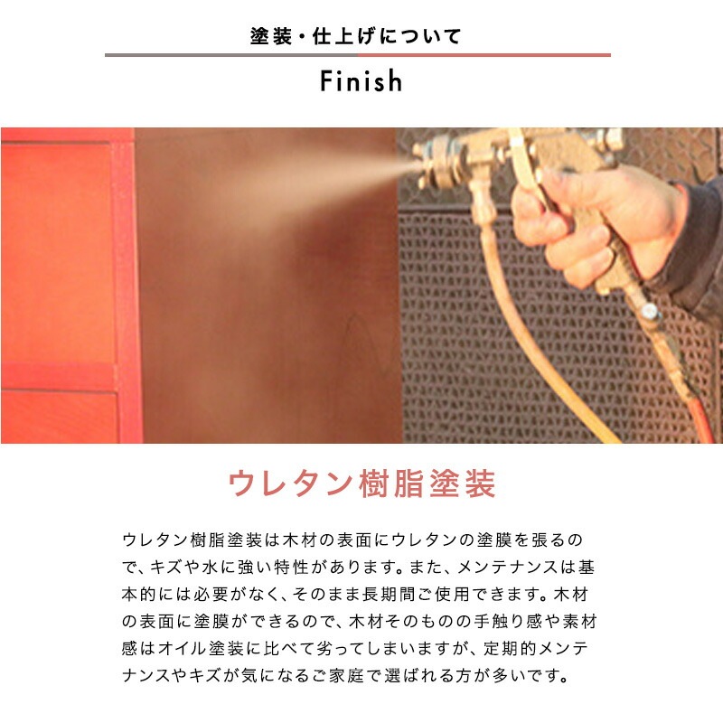[開梱設置無料]【大川家具】≪受注生産≫デスク 120/150cm幅 開扉 スリムデスク ウォールナット/ホワイトオーク  [境木工] スチール脚の省スペース型シンプルデスク 国産