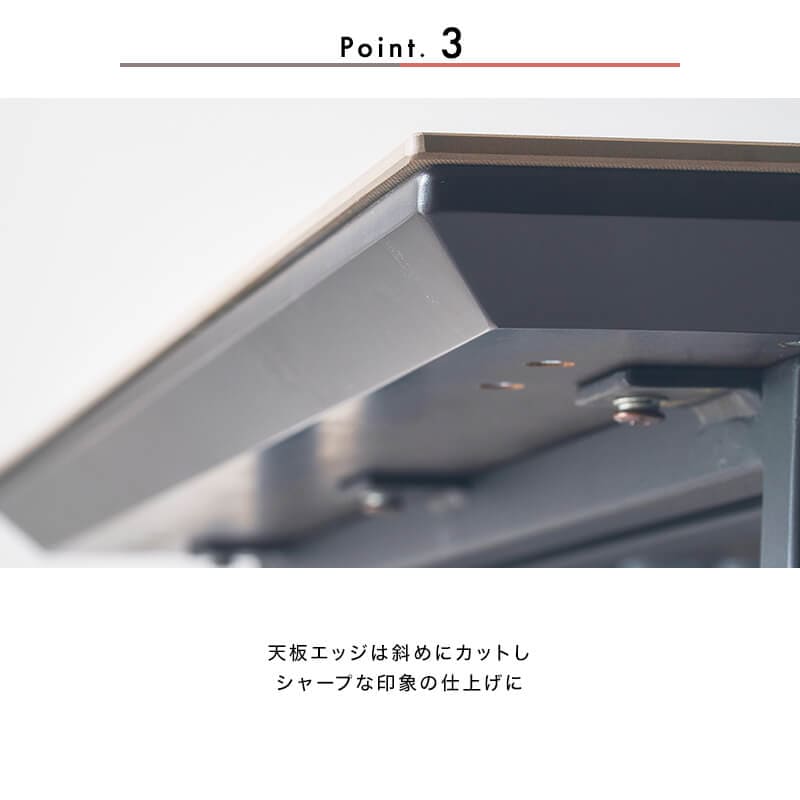 開梱設置無料]【大川家具】ダイニングテーブル 160cm幅 セト 天板2色