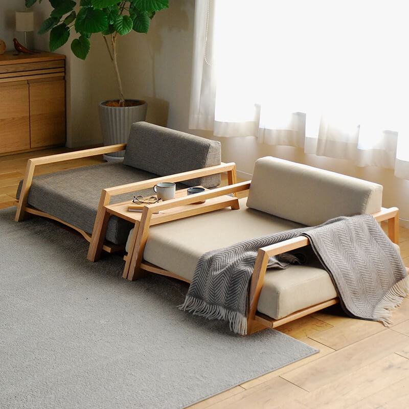 ローソファ　3人掛け　182cm 高さ約21cm 送料込み 開梱設置無料]【大川家具】3人掛けローソファ 180cm幅 フロー 張地全44