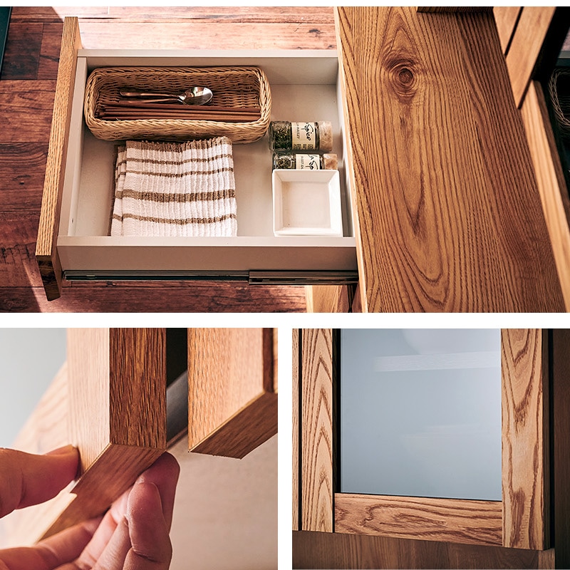 【大川家具】オープンボード テトラ105cm幅 テトラ ナチュラル/ブラウン[イノベーションセレクションズ]