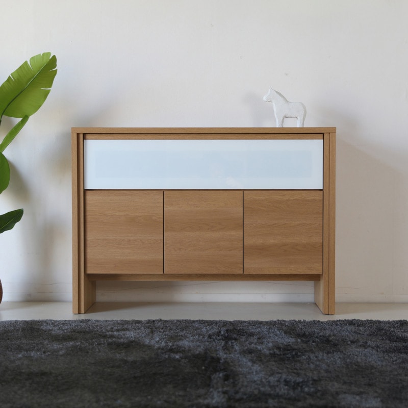 展示品のリビングボード　インテリア　幅120cm 6万円位　送料込 楽天市場】☆9日20時から使えるクーポン配布中☆キャビネット サイド