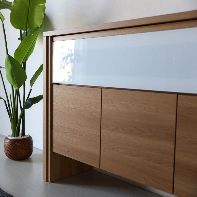 LOWYA 国産リビングボード サイドボード　天然木使用[幅120cm] LOWYA 国産リビングボード サイドボード 天然木使用[幅120cm] Amazon