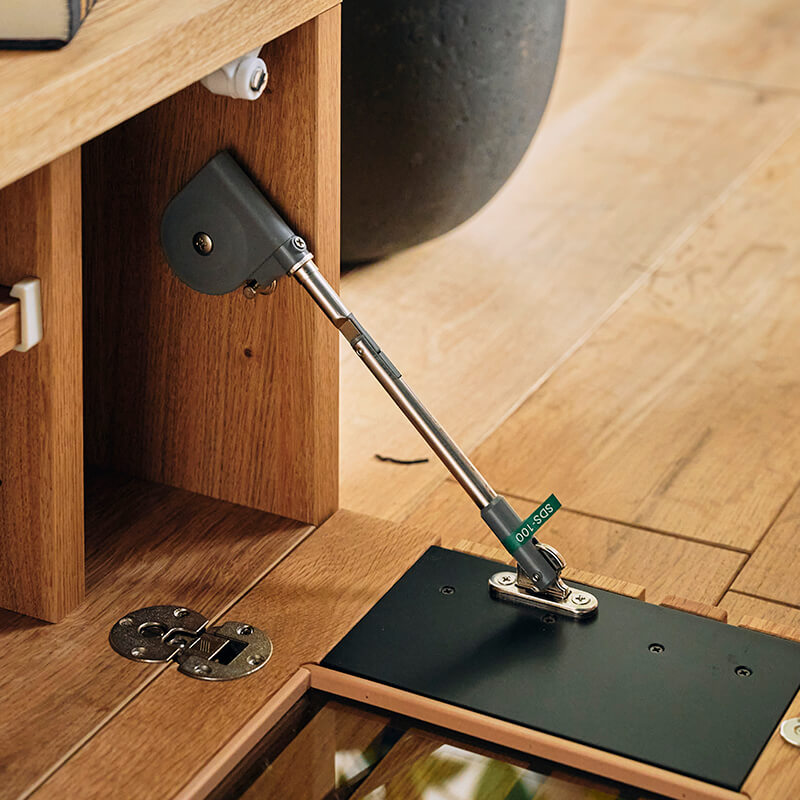 Cherry 木製テレビボード ブラウン