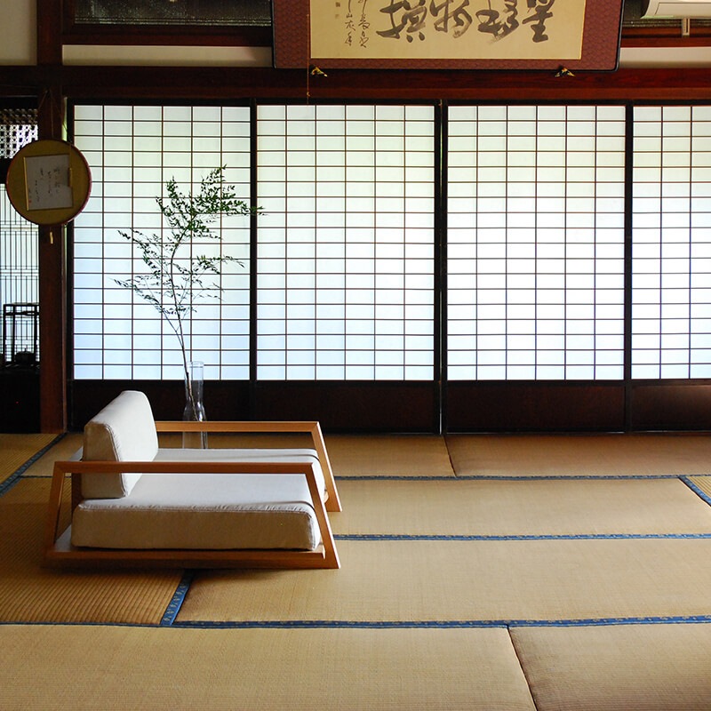 開梱設置無料]【大川家具】3人掛けローソファ 200cm幅 フロー 張地全44