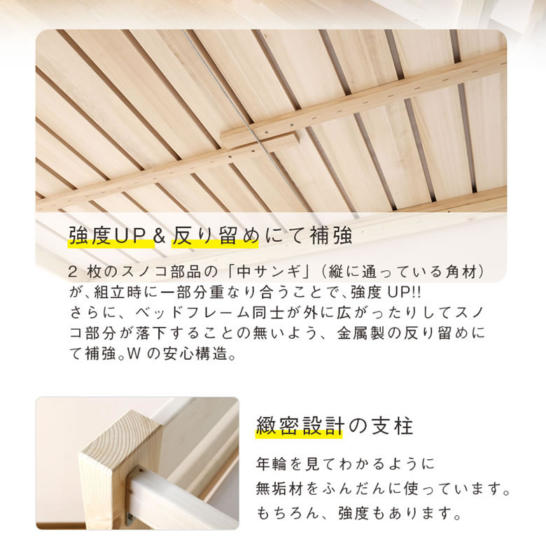 ≪受注生産≫【大川家具】ロフトベッド 150cmタイプ ブレスド [大川ベッド工業]