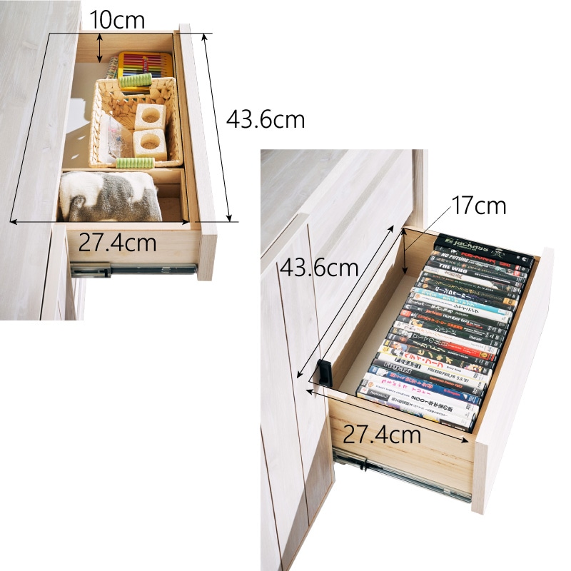 大川家具】サイドボード 150cm幅 ヴァレロ ナチュラル/ブラウン