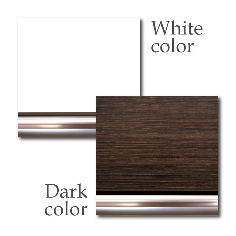 [開梱設置無料]【大川家具】レンジボード 100cm幅 メロー ホワイト/ダーク [イノベーションセレクションズ]