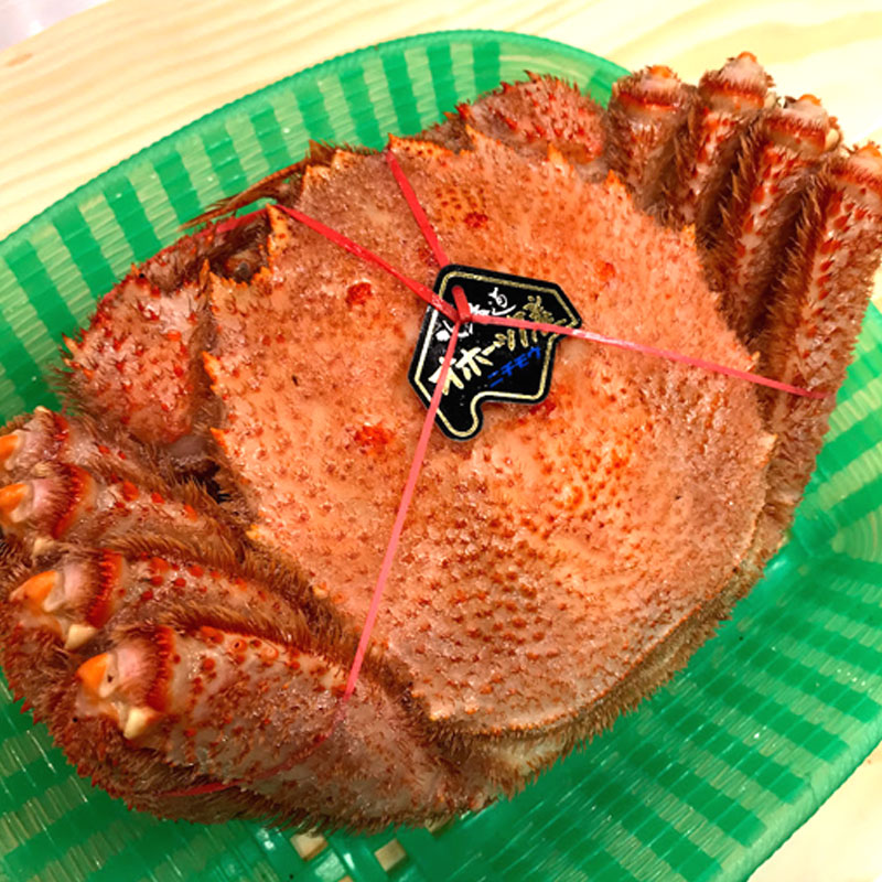 北海道産 ボイル毛蟹 生鮮魚 冷凍魚介 いわき 濱の名産 大川魚店