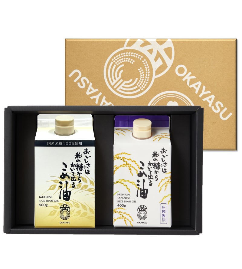 油と米 ネット限定【 ギフトセット 7 】 2種のこめ油味比べセット(熨斗可能