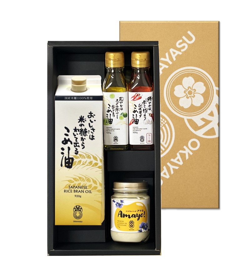 ギフトセット 26 】 バラエティオイルセット (熨斗可能） 米油920g