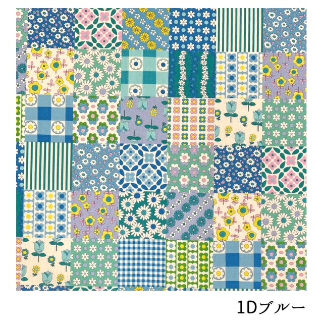 昭和レトロ✩伝統的　花柄多数　手ぬぐいセット　大量　まとめて　古布　105枚 70s Design｢Flower Days｣ チェック ココセキフラワーストライプ 昭和