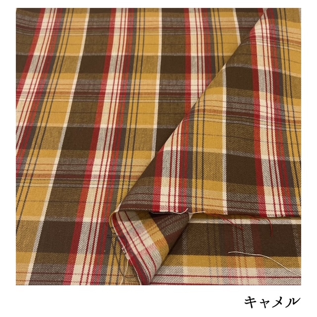店長すすめ】播州織 コットン ダブルフェイス フランネル チェック