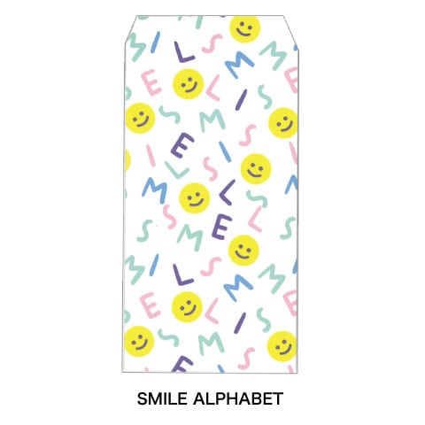 ポチ袋(L) SMILE ALPHABET
