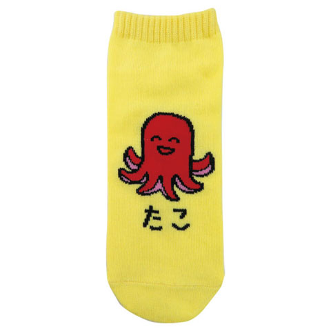 ANKLE SOCKS LADIES たこさん|レディース|×SOCKS -ソックス-