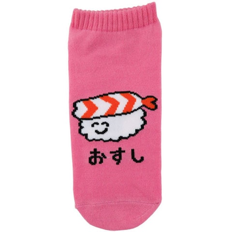 ANKLE SOCKS LADIES おすしさんエビ|レディース|×SOCKS -ソックス-