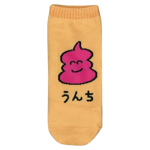 ANKLE SOCKS LADIES うんちさんピンク