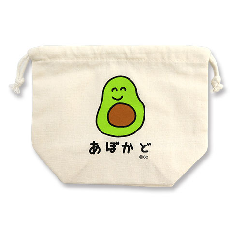 キンチャク あぼかどさん|キンチャク|×POUCH,キンチャク -ポーチ-
