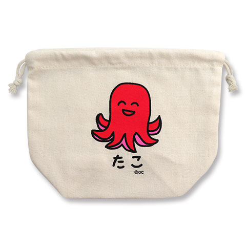 キンチャク たこさん|キンチャク|×POUCH,キンチャク -ポーチ-