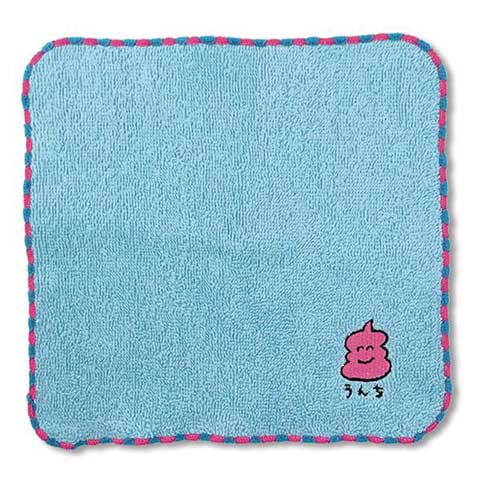 MINI TOWEL うんちさんピンク