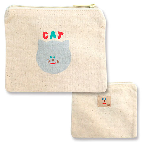 MINI POUCH CAT|MINI POUCH -ミニポーチ-|×POUCH,キンチャク -ポーチ-