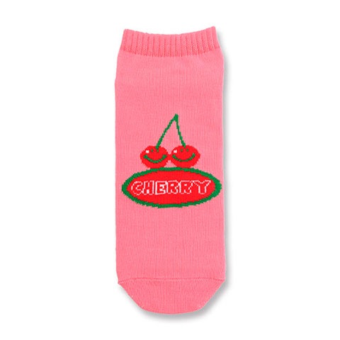 ANKLE SOCKS LADIES SMILE CHERRY|レディース|×SOCKS -ソックス-