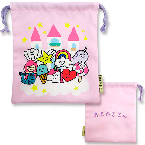キンチャク マチ無し ふぁんしーさん|キンチャク マチ無し|×POUCH,キンチャク -ポーチ-