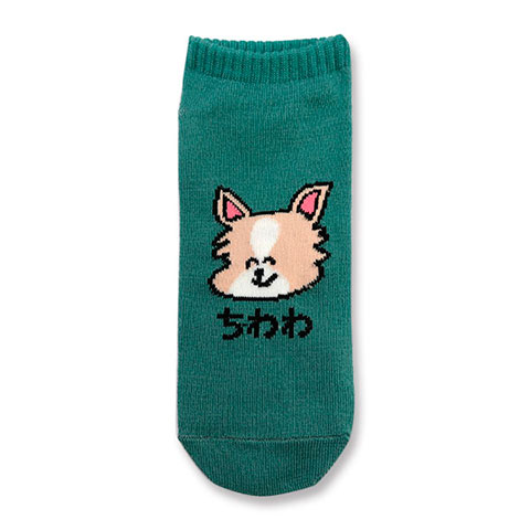 ANKLE SOCKS LADIES ちわわさん|レディース|×SOCKS -ソックス-