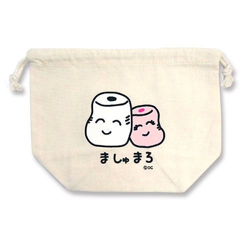 キンチャク ましゅまろさん|キンチャク|POUCH,キンチャク -ポーチ-