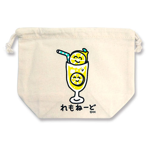 キンチャク れもねーどさん|キンチャク|×POUCH,キンチャク -ポーチ-