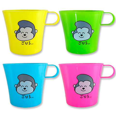 ごりらさん COLORFUL MUG CUP 4P SET