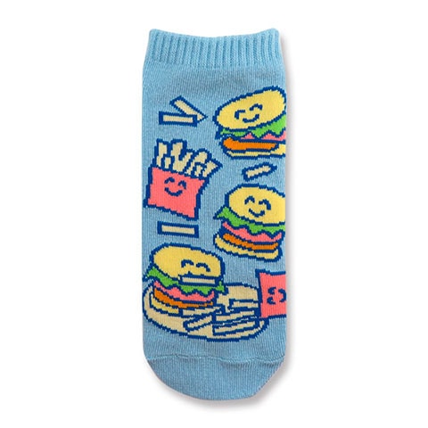 くるぶしソックス はんばーがーやさん