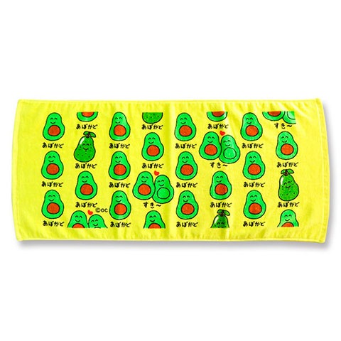 TOWEL あぼかどさん|FACE TOWEL -フェイスタオル-|×TOWEL -タオル-