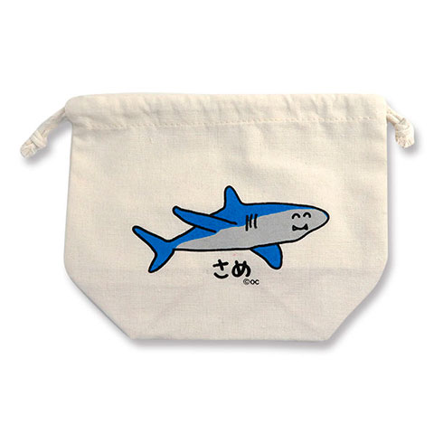 キンチャク さめさん|キンチャク|×POUCH,キンチャク -ポーチ-