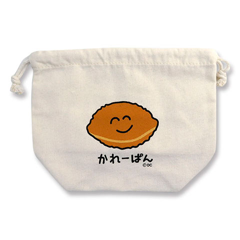 キンチャク かれーぱんさん|キンチャク|POUCH,キンチャク -ポーチ-