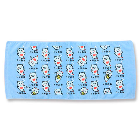 TOWEL くりおねさん|FACE TOWEL -フェイスタオル-|×TOWEL -タオル-