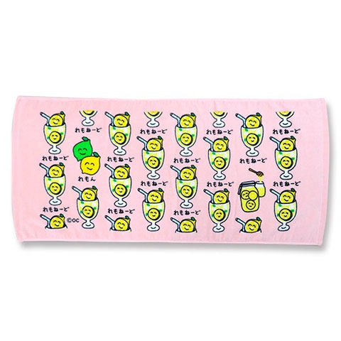 TOWEL れもねーどさん|FACE TOWEL -フェイスタオル-|×TOWEL -タオル-