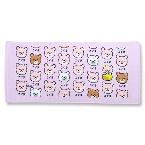 TOWEL こぐまさん|FACE TOWEL -フェイスタオル-|×TOWEL -タオル-