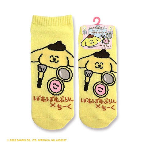 ANKLE SOCKS LADIES サンリオ ぽむぽむぷりん×ちーくさん