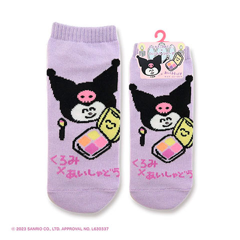 ANKLE SOCKS LADIES サンリオ くろみ×あいしゃどうさん